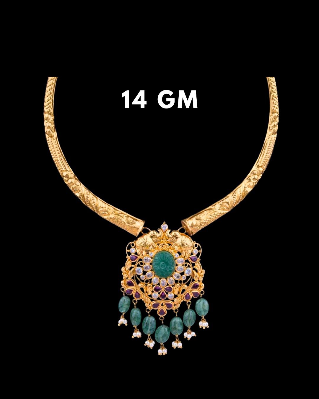 Kimtee Jewellers - Gold Emerald Necklace